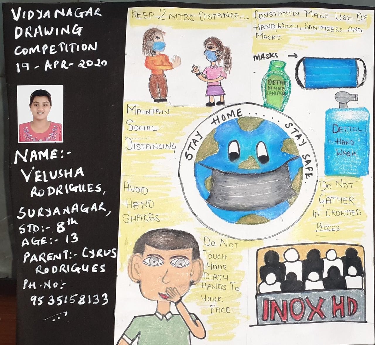 Entry by Velusha Basilia Rodrigues - Total Score: 14